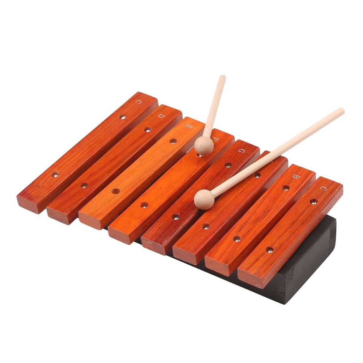 Musical Instrument 8 Notes Wood Xylophone Includes 2 Wooden Mallets Music Toys Percussion Instrument