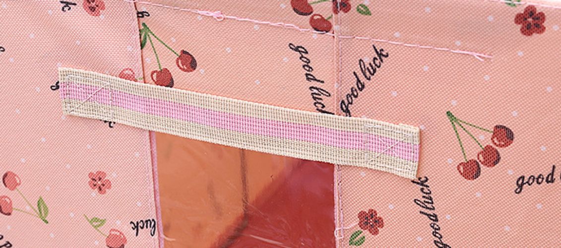 66L Folding Storage Box Dirty Clothes Collecting Case Non Woven Fabric With Zipper Moisture Proof Quilt Storage Box