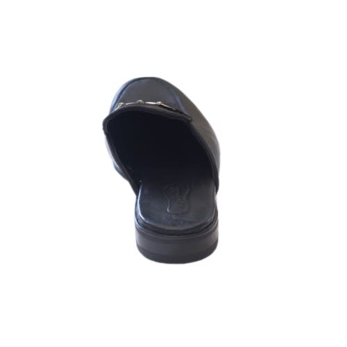 Men's Half Cut  Leather  Shoe - Black