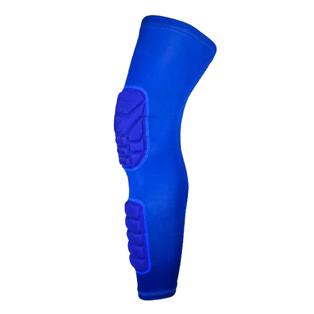 Protective Knee Calf Pads Compression Leg Sleeve Basketball Blue L