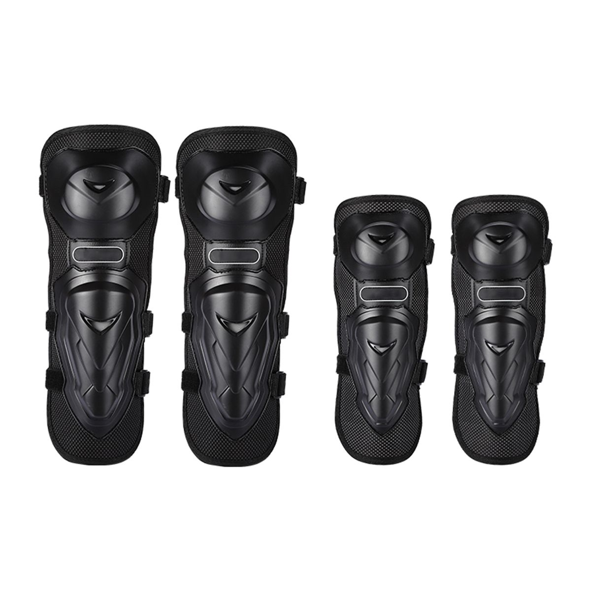 Universal Pair Of Adult Knee Brace And Elbow Guards Bicycle