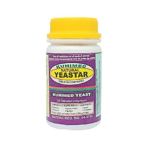 Natural Yeastar Tablets/comprimes-100 Tablets