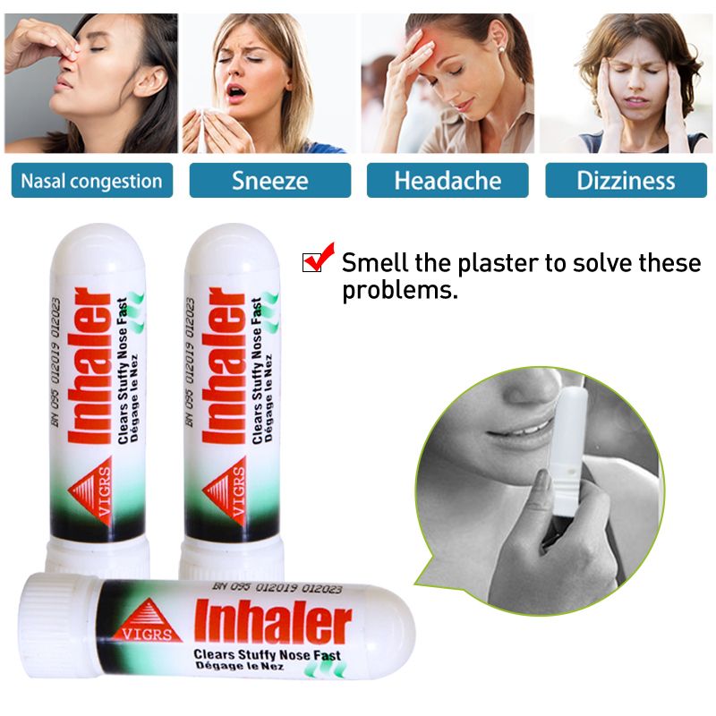 Rhinitis Nasal Herbal Inhaler Menthol Nose Cream Essential Oil 2pcs Thailand Mint Cold Cream Herbal Cool Natural Herbal Inhaler