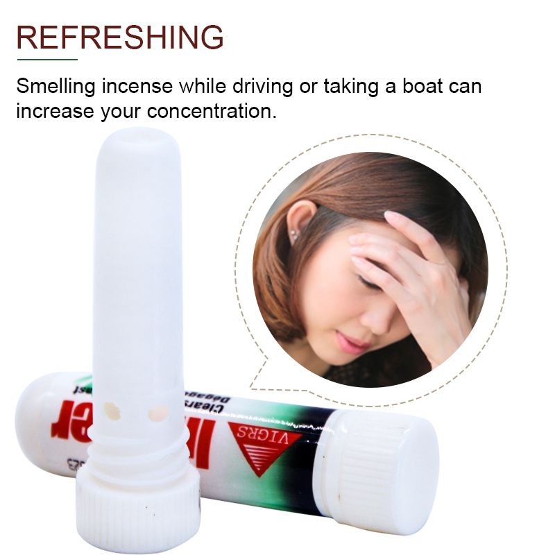 Rhinitis Nasal Herbal Inhaler Menthol Nose Cream Essential Oil 2pcs Thailand Mint Cold Cream Herbal Cool Natural Herbal Inhaler