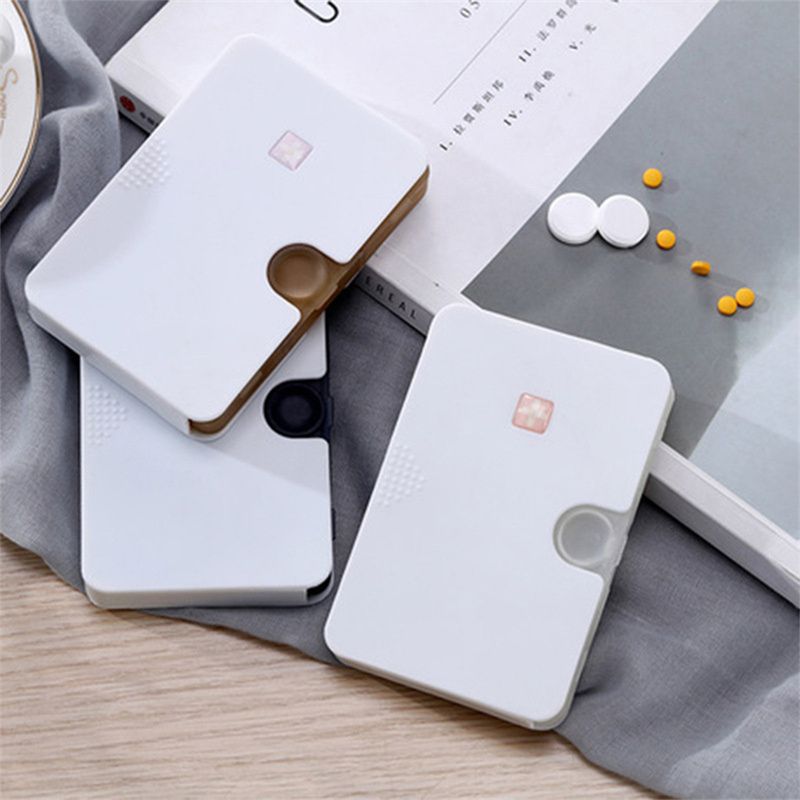 Daily Pill Case Medicine Drug Pills Organizer Storage Boxs Portable Pharmacy Capsule Tablet Container Empty Pillbox Cases