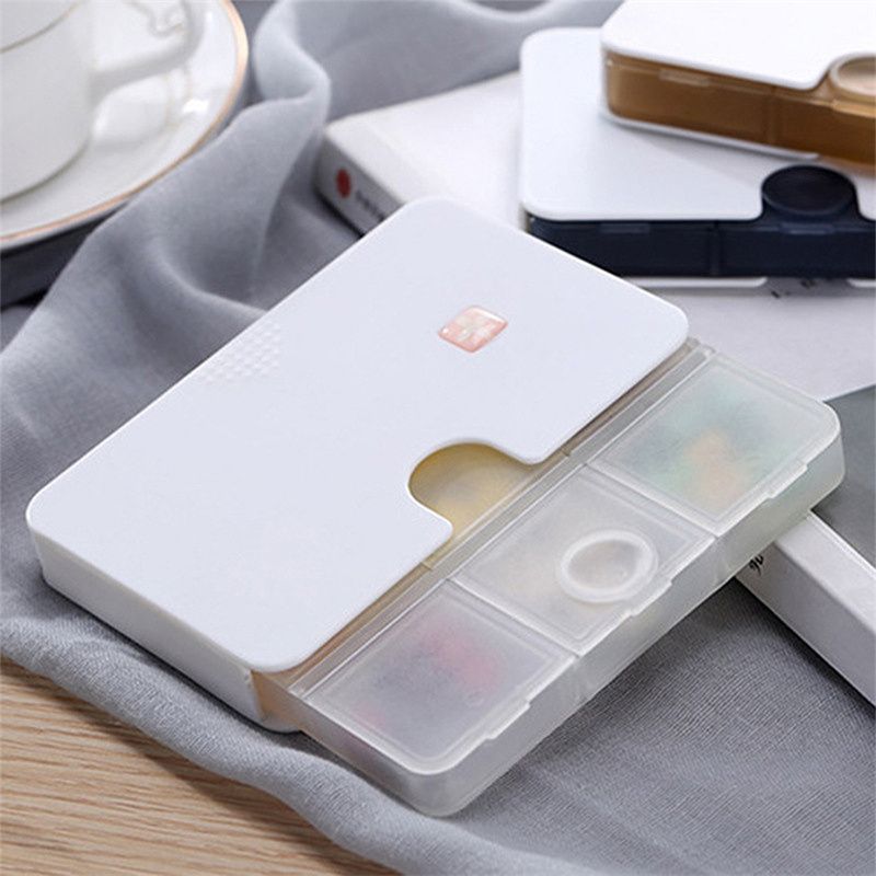 Daily Pill Case Medicine Drug Pills Organizer Storage Boxs Portable Pharmacy Capsule Tablet Container Empty Pillbox Cases