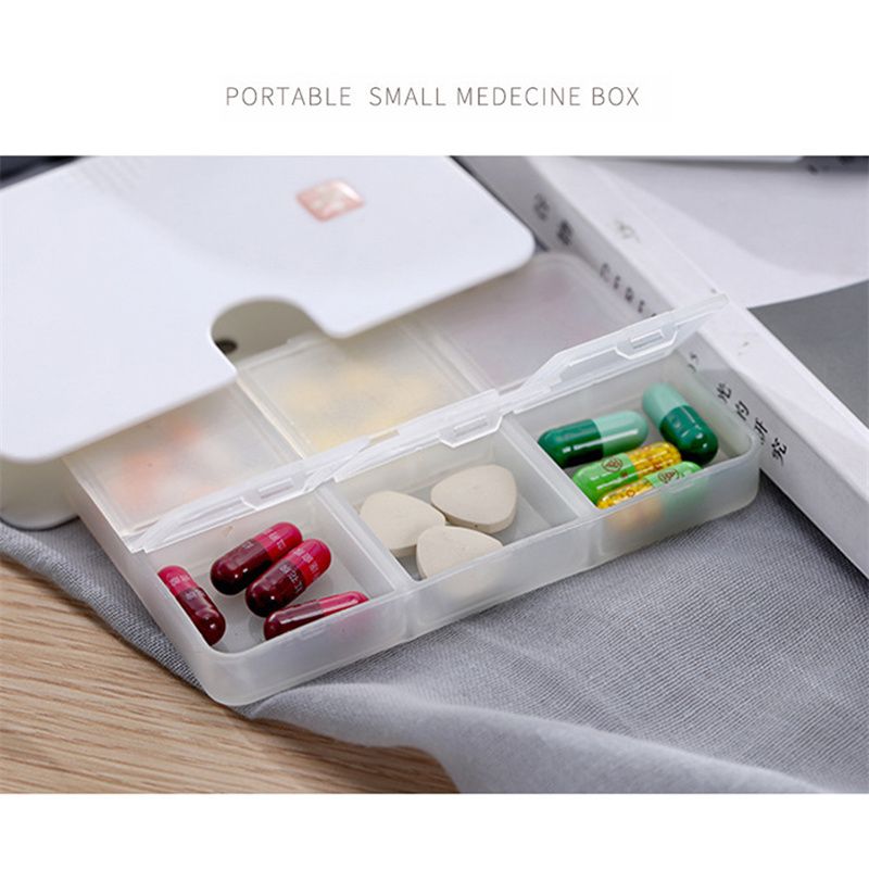Daily Pill Case Medicine Drug Pills Organizer Storage Boxs Portable Pharmacy Capsule Tablet Container Empty Pillbox Cases