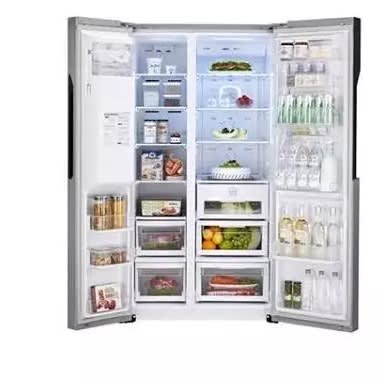 Side By Side Refrigerator - 687 Liters With Automatic Ice Maker - Ref 247 Sllv-j