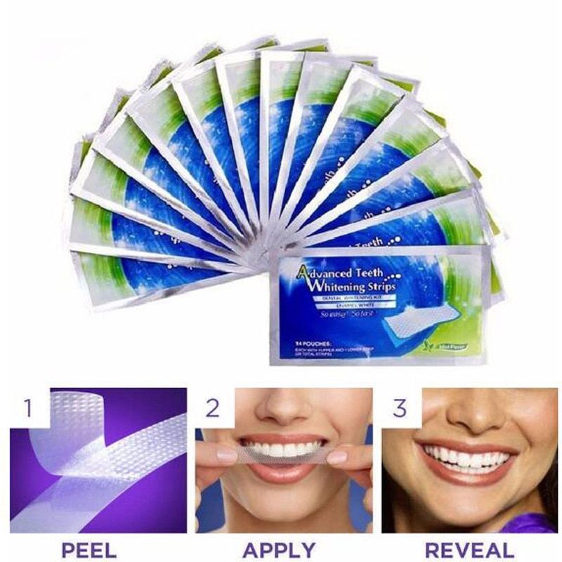 ZZSHINY 28pcs BOX Teeth Whitening Strips Professional Tooth Bleaching Whiter  Strips For Dropshipping