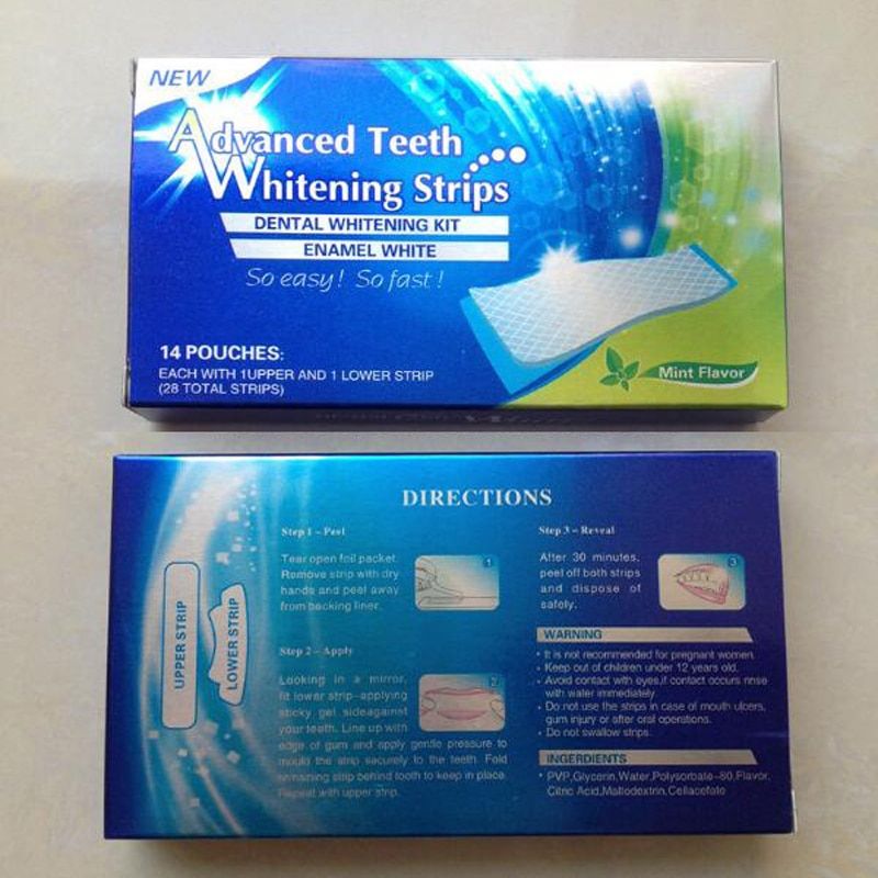 ZZSHINY 28pcs BOX Teeth Whitening Strips Professional Tooth Bleaching Whiter  Strips For Dropshipping