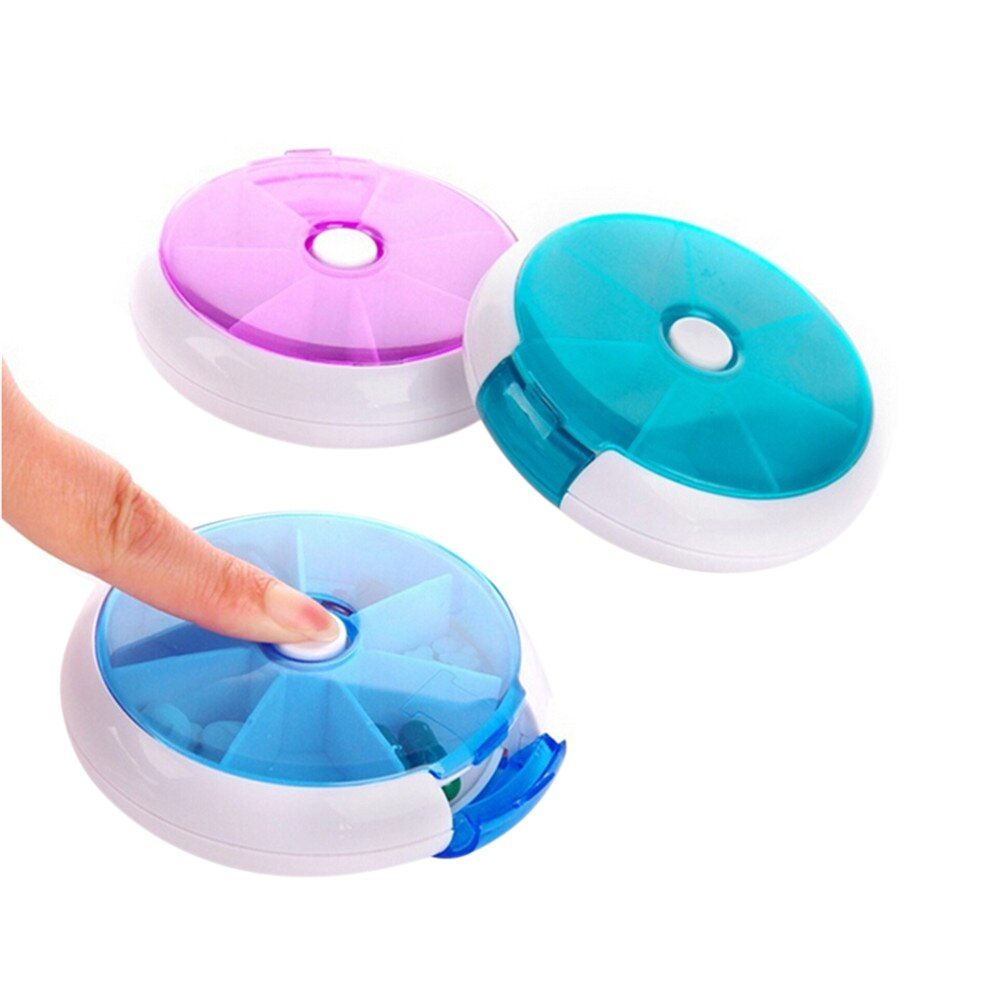 3PCS Weekly 7 Days Tablet Pill Box Holder Medicine Dispenser Storage