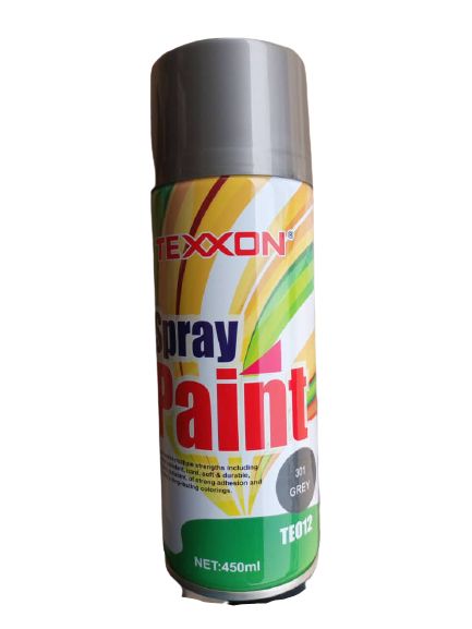Xon Spray Paint Grey (450ml)