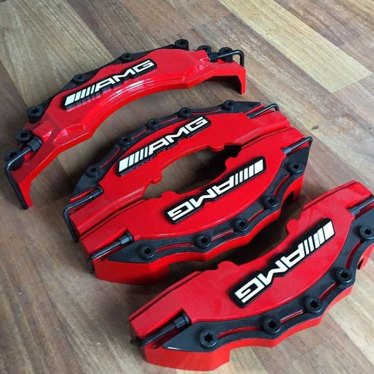 Caliper Covers - Red Brake Caliper Covers - 4 Pieces