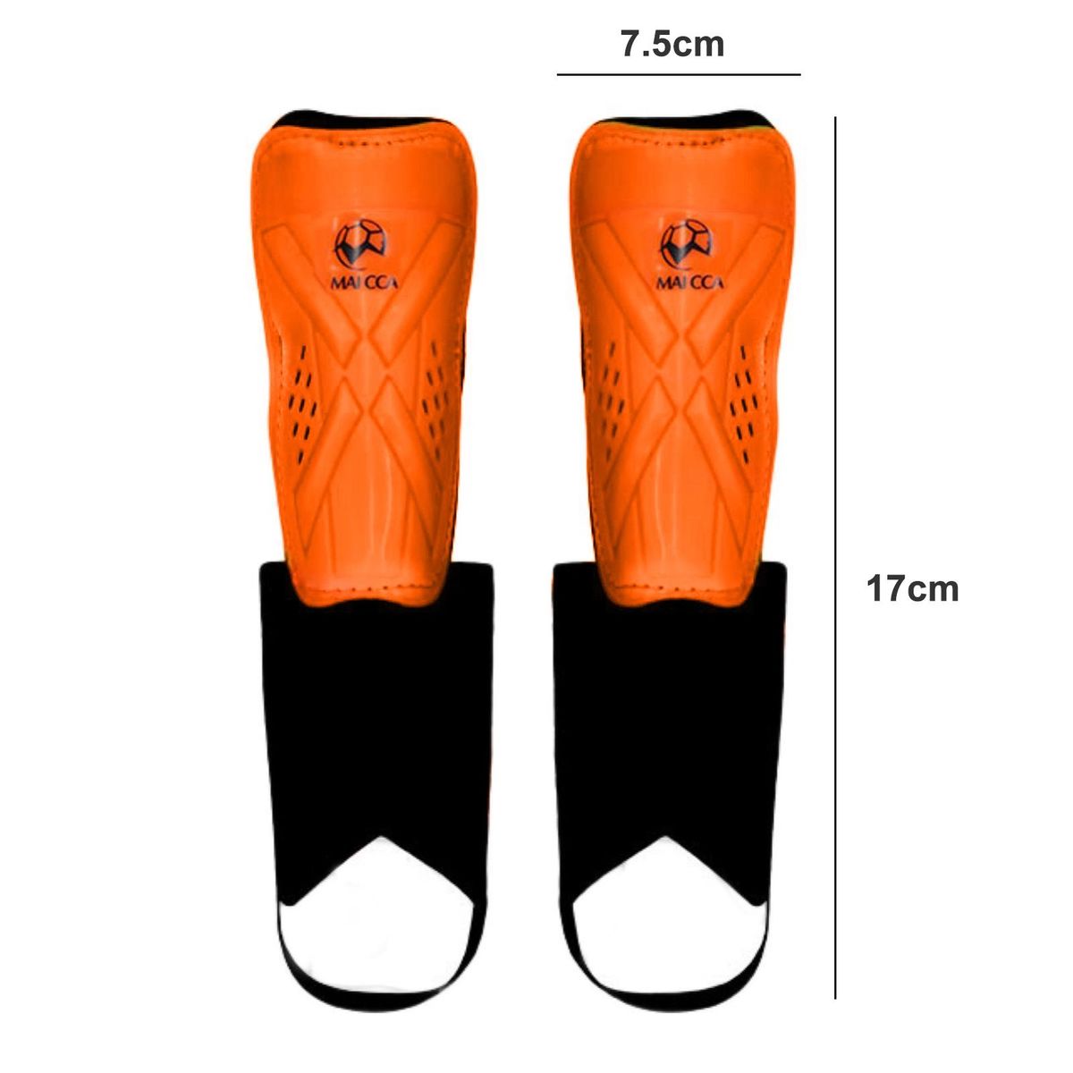 Soccer Leg Guards Proshield Football Shin Guards Leg for Adults Orange