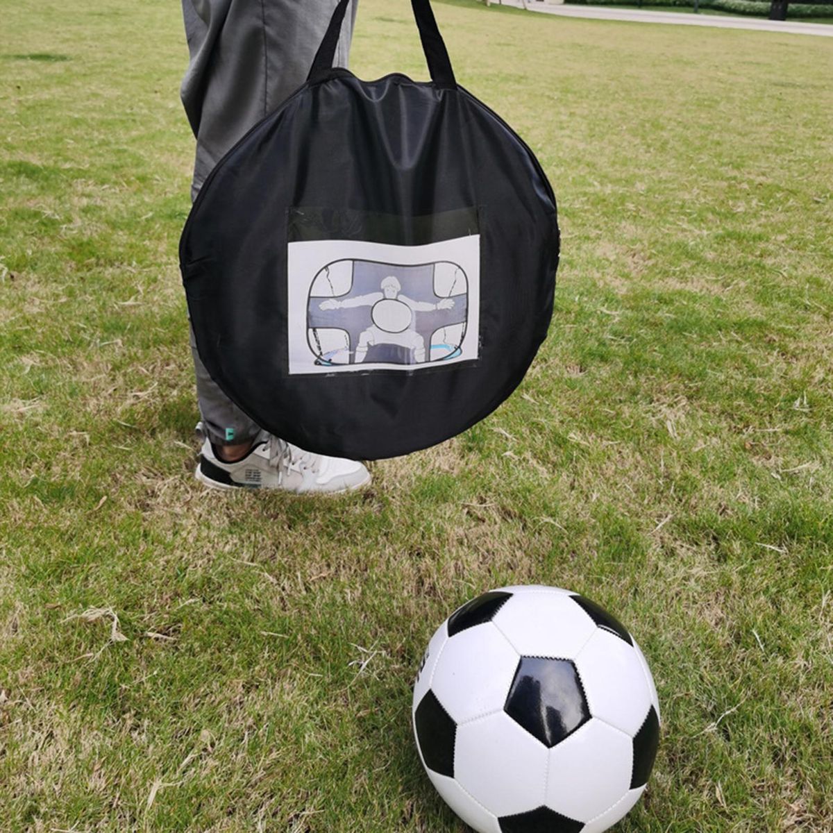 Football Goal Heavy-Duty Soccer Games Goal Blue