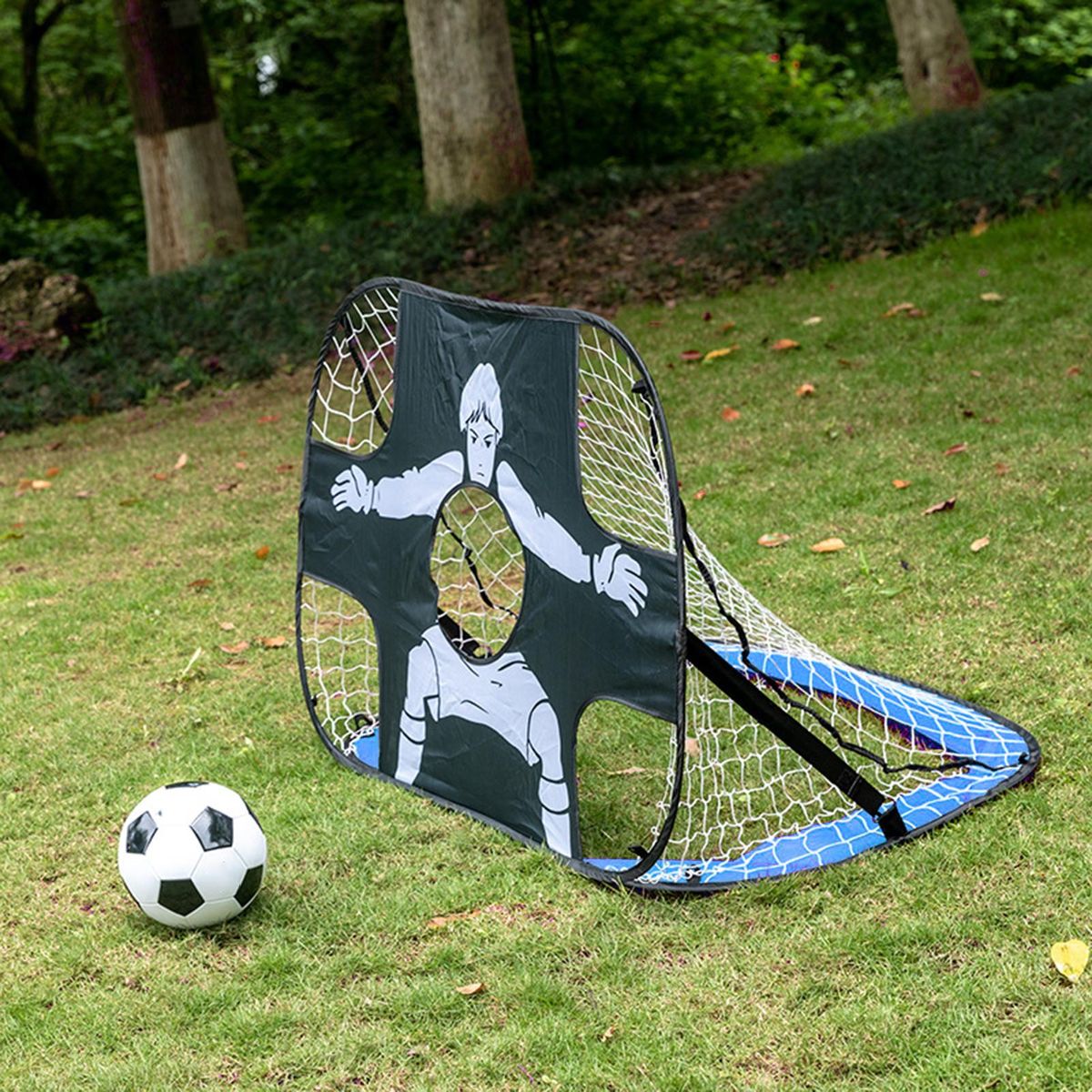 Football Goal Heavy-Duty Soccer Games Goal Blue