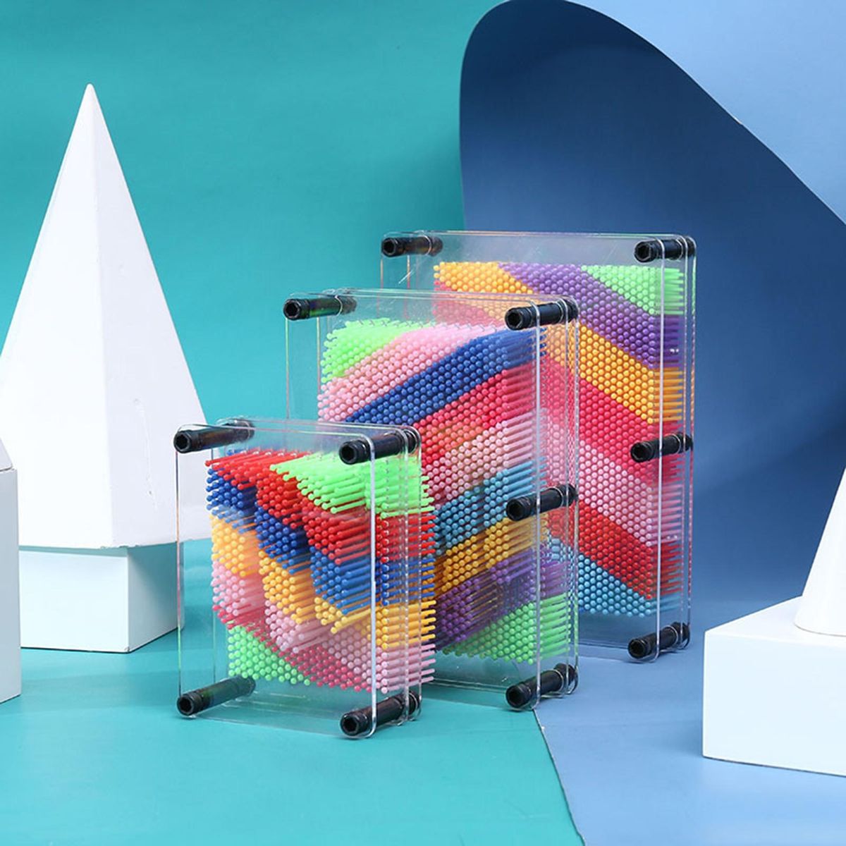 Hand Model Toy Vibrant 3d Handprint Toy Safe Plastic Mold for Color Clear