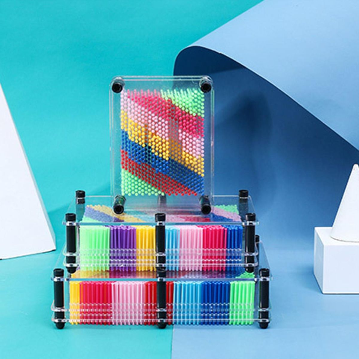 Hand Model Toy Vibrant 3d Handprint Toy Safe Plastic Mold for Color Clear