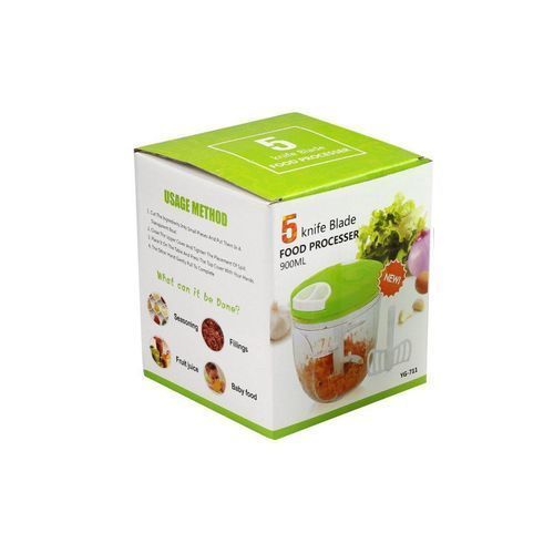 5 Blade Manual Speedy Chopper Fruit Vegetable Cutter