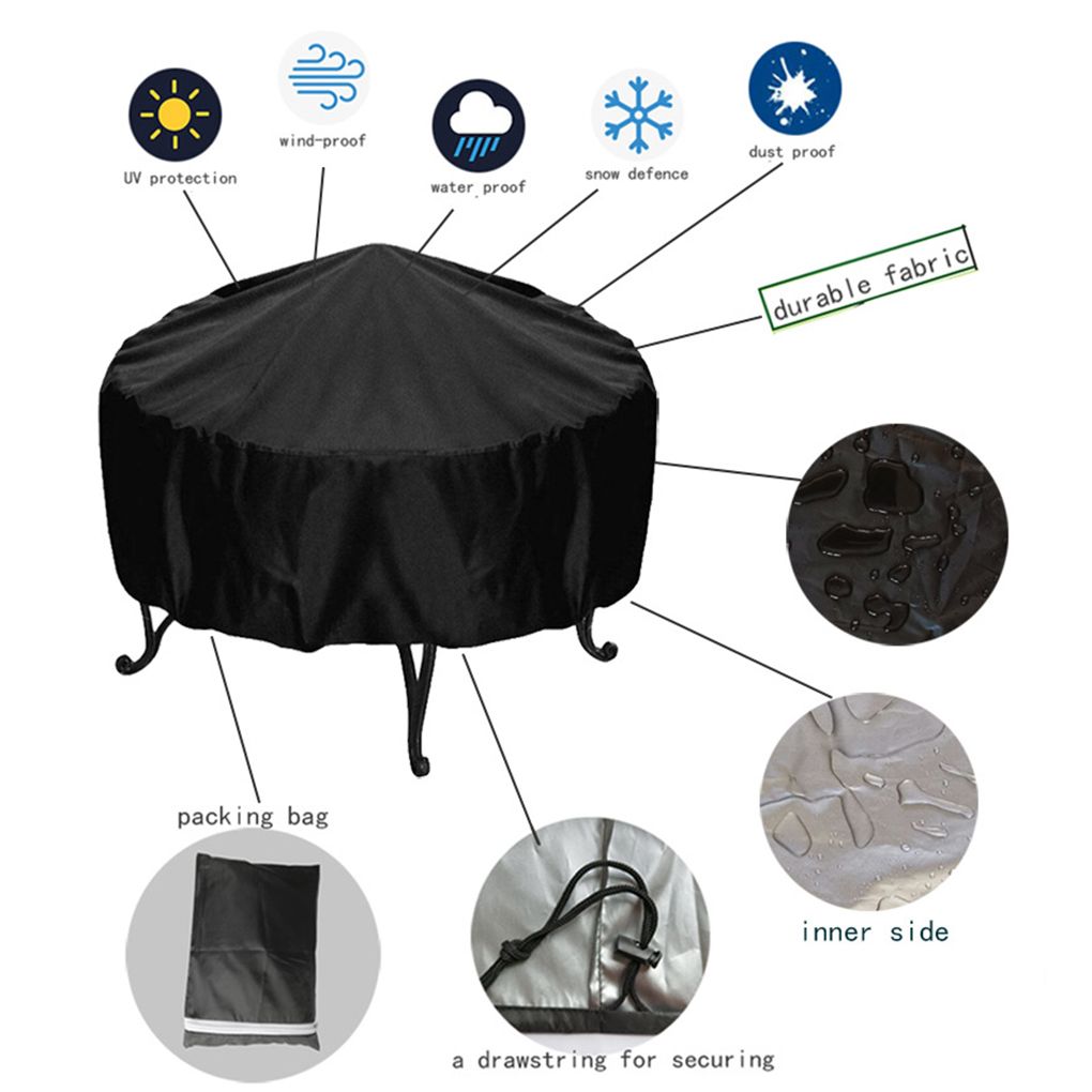 Outdoor BBQ Stove Cover All-Purpose Sun Protection Oven Covers Anti-Dust Grill Protector Garden Patio Backyard  77*70 CM