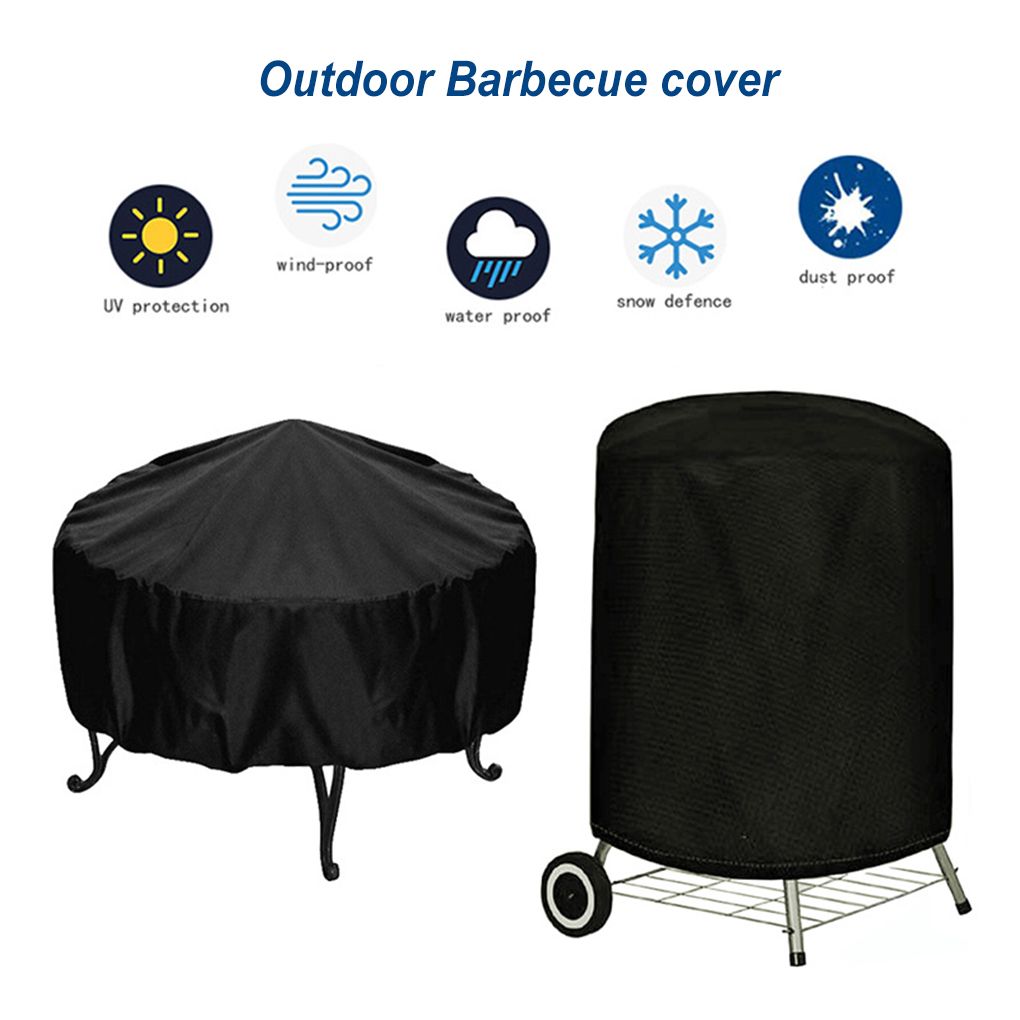 Outdoor BBQ Stove Cover All-Purpose Sun Protection Oven Covers Anti-Dust Grill Protector Garden Patio Backyard  77*70 CM