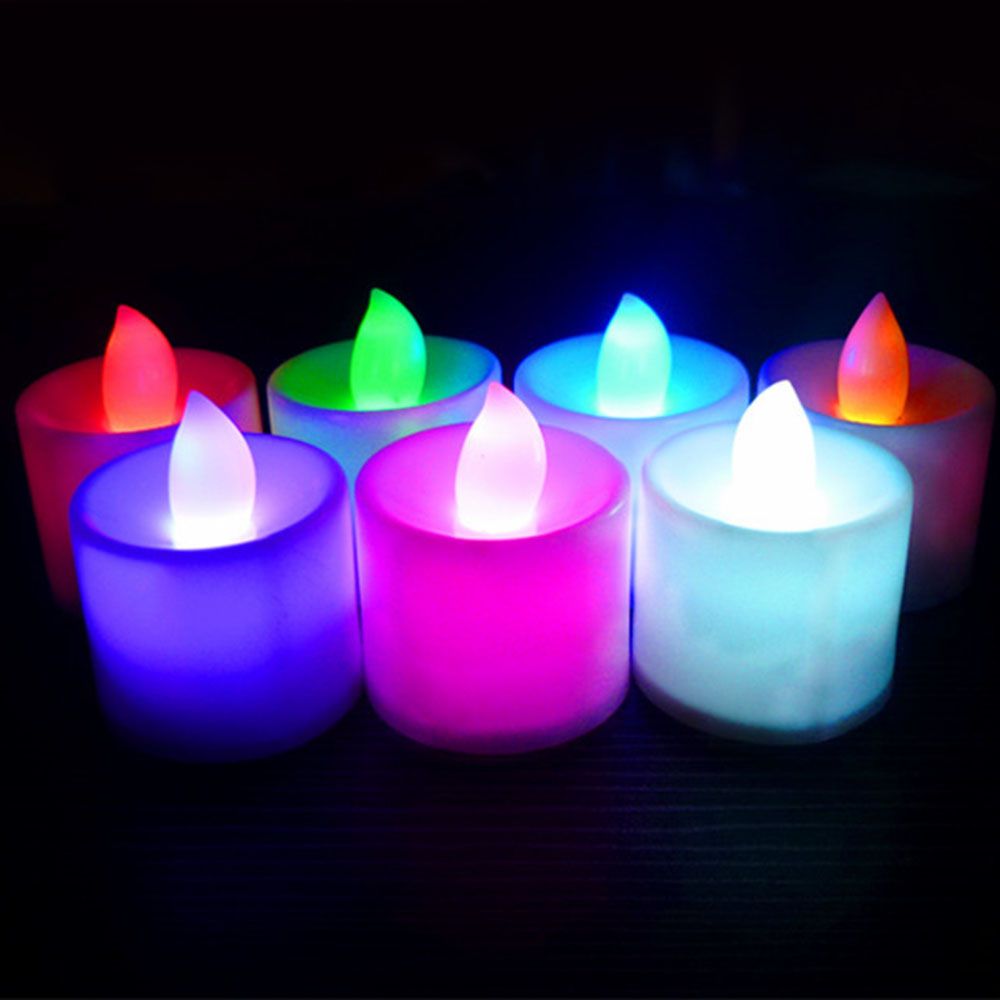 Electric Led Candle Lamp Flameless Tealight Candles For