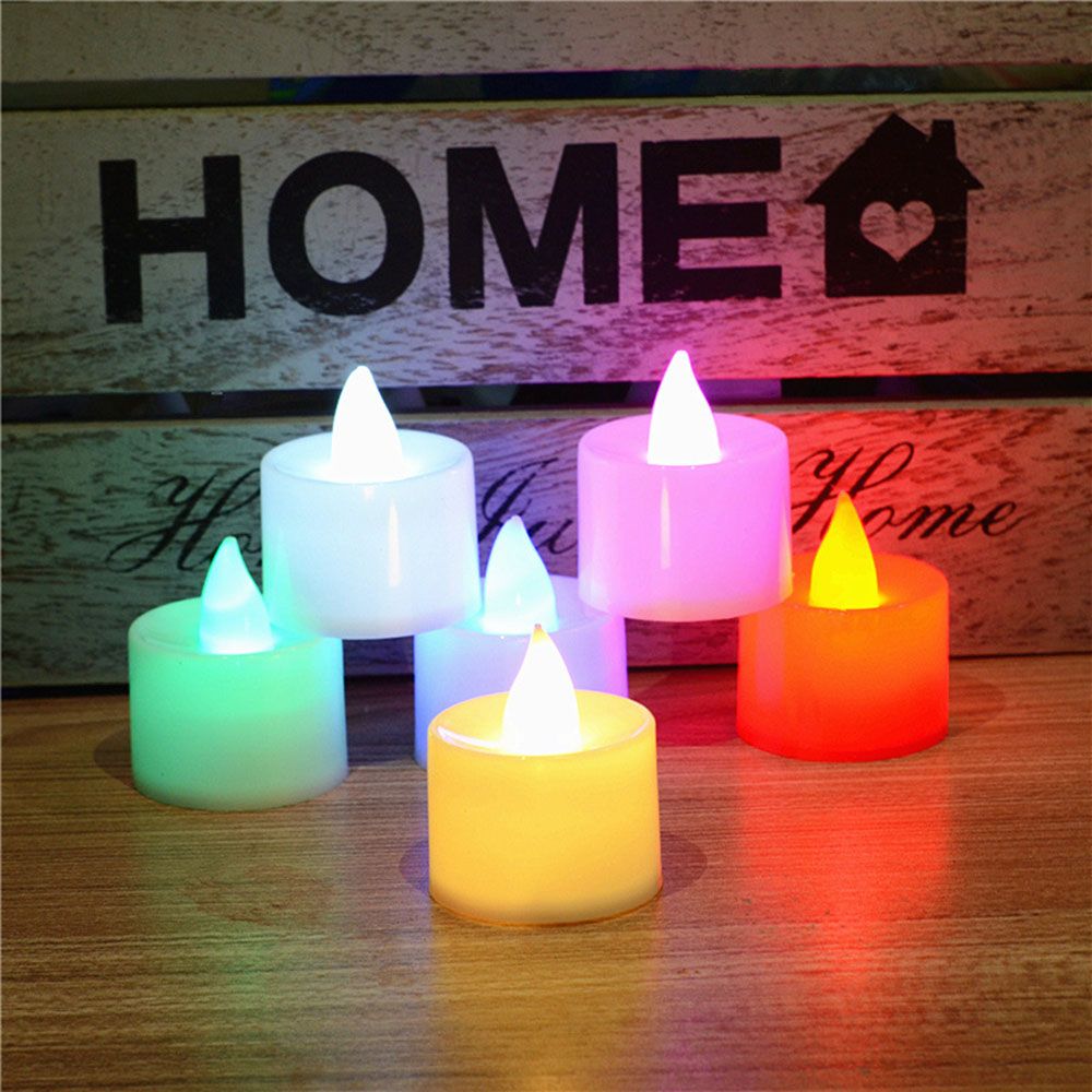 Electric Led Candle Lamp Flameless Tealight Candles For