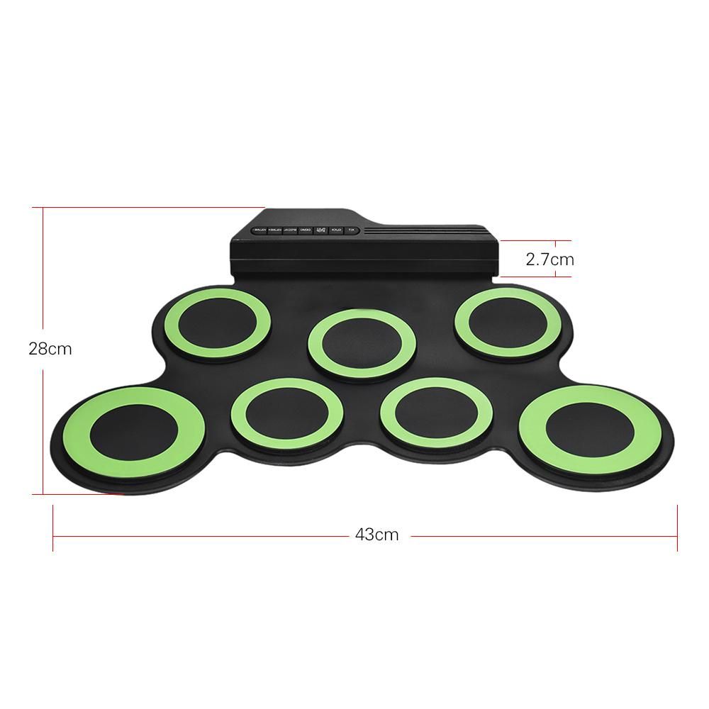 Compact Size Portable Digital Electronic Roll Up Drum Kit