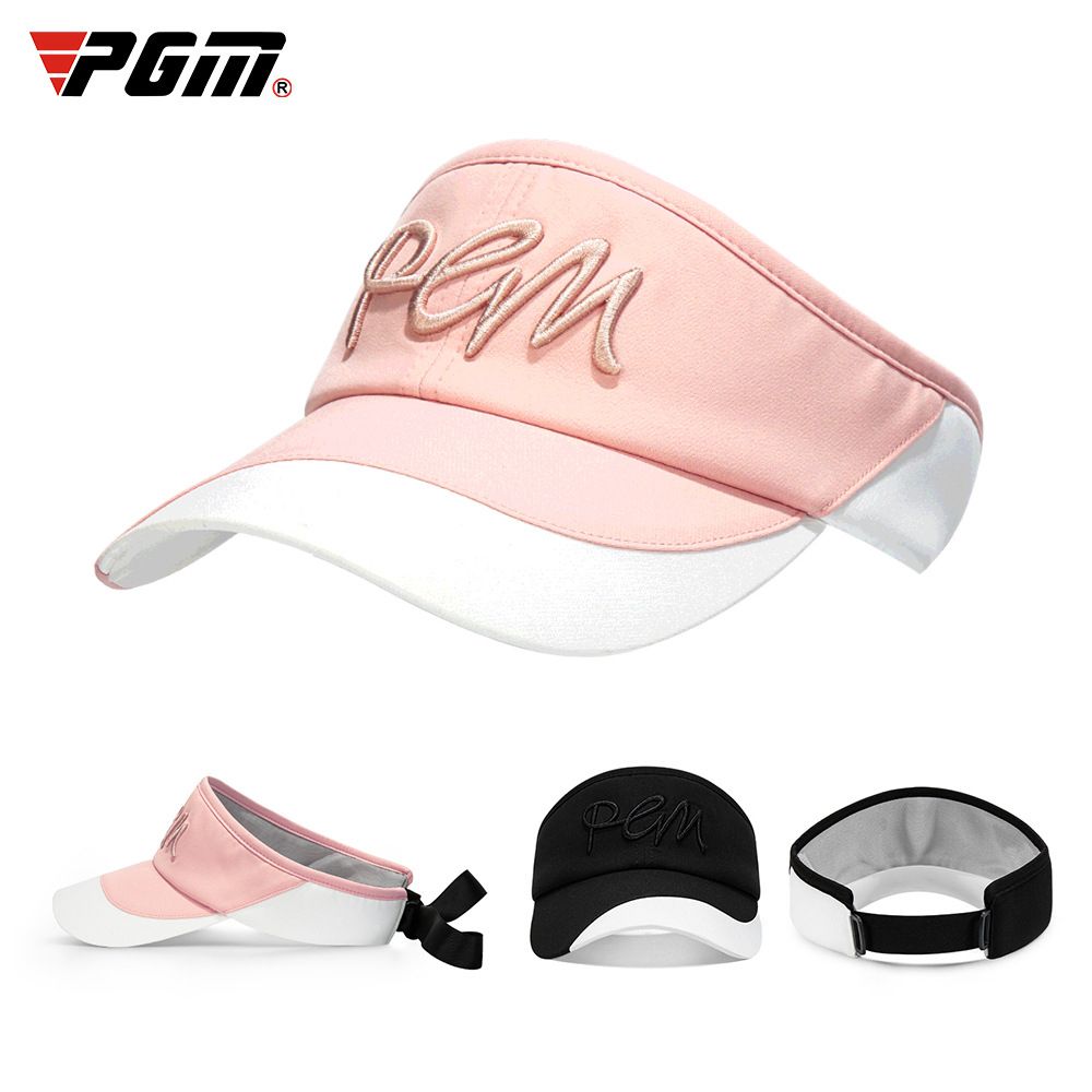 PGM Golf Visor Women Embroidery Empty Top Hat Sun Hats For