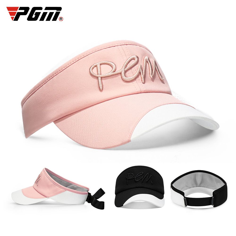 PGM Golf Visor Women Embroidery Empty Top Hat Sun Hats For
