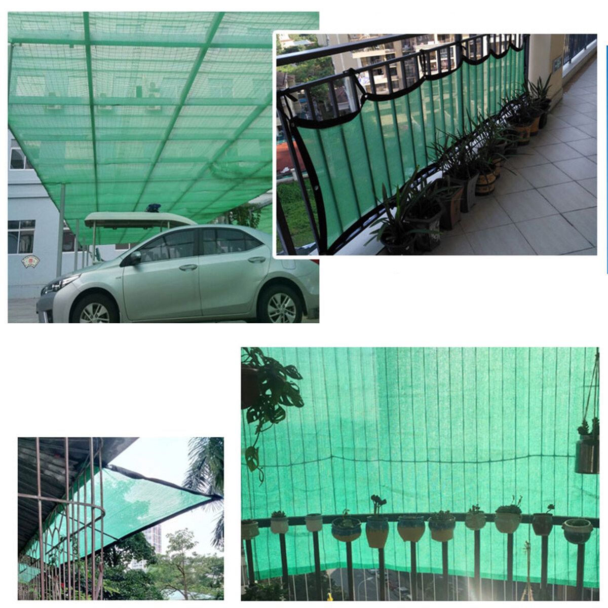 Sunshade Sun Shade Net Sail Awning Canopy Cloth Cover Outdoor Garden UV Protection SunProof 1X2M