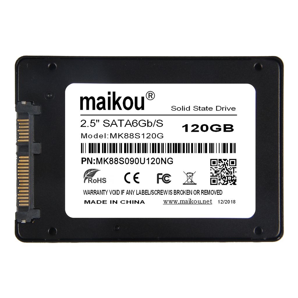 2.5" SATA3.0 SSD Internal 120GB Solid State Drive+9.5mm Bracket For PC