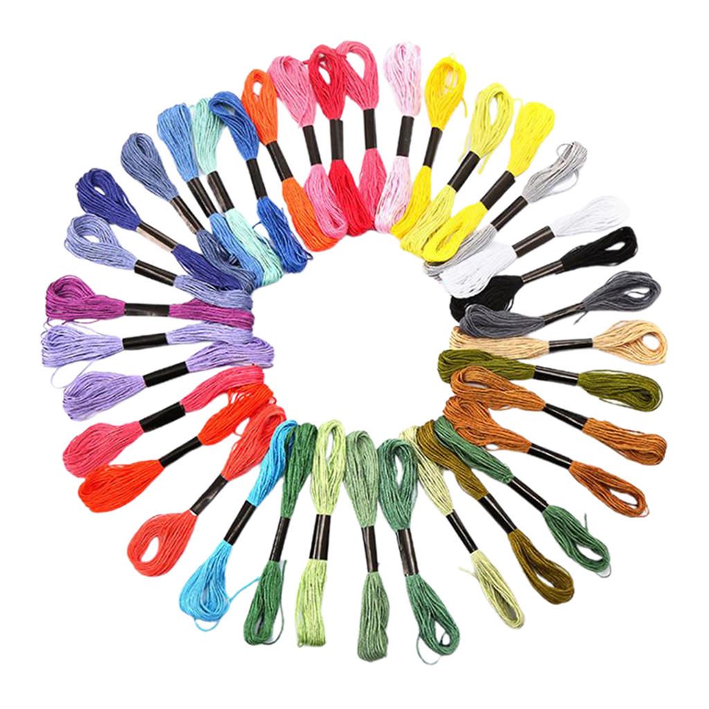 24/36x Embroidery Floss Skeins Cotton Cross Stitch 36Color