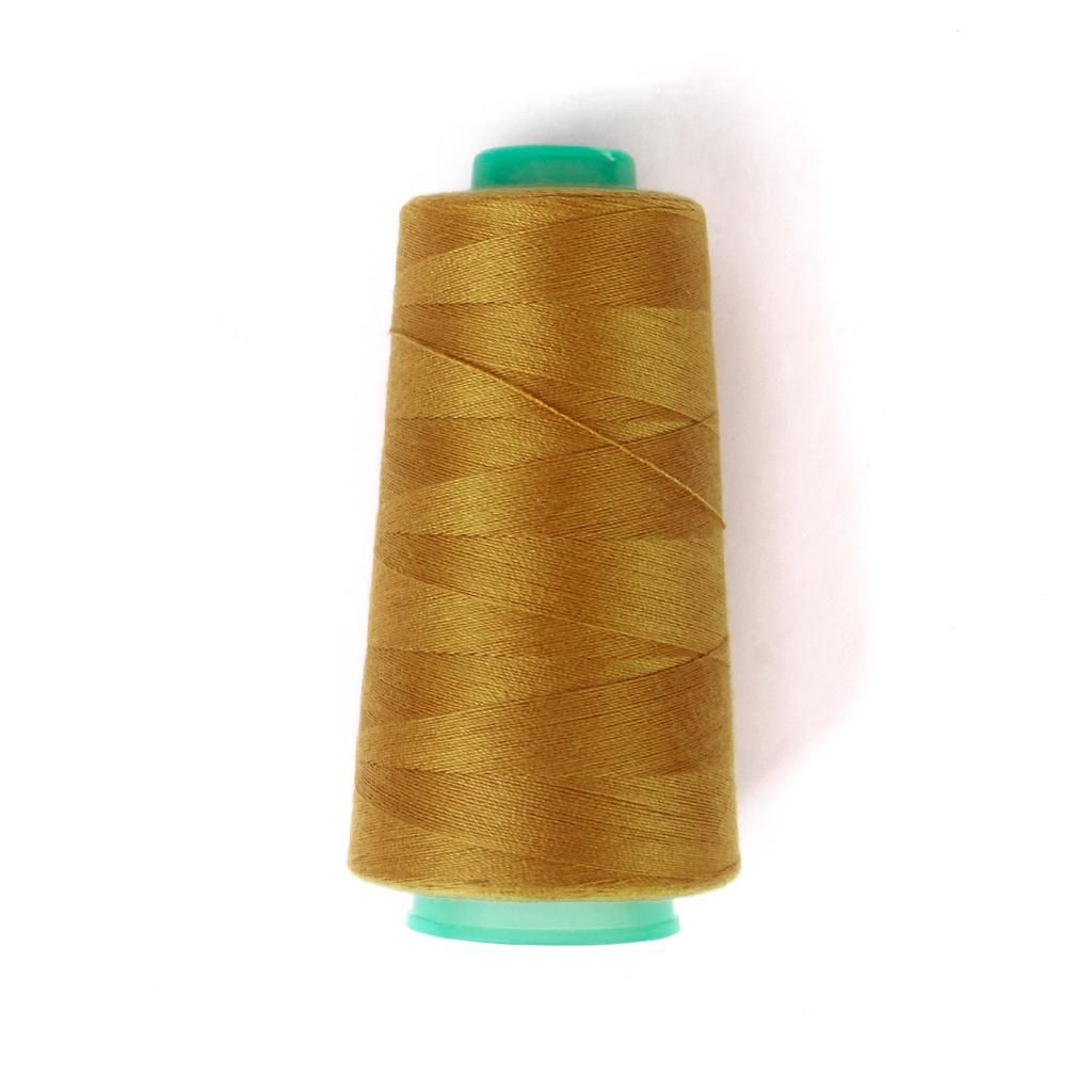 3000 Yards Jeans Thread 20S/2 For Shoes Cushion Leathercraft Gold