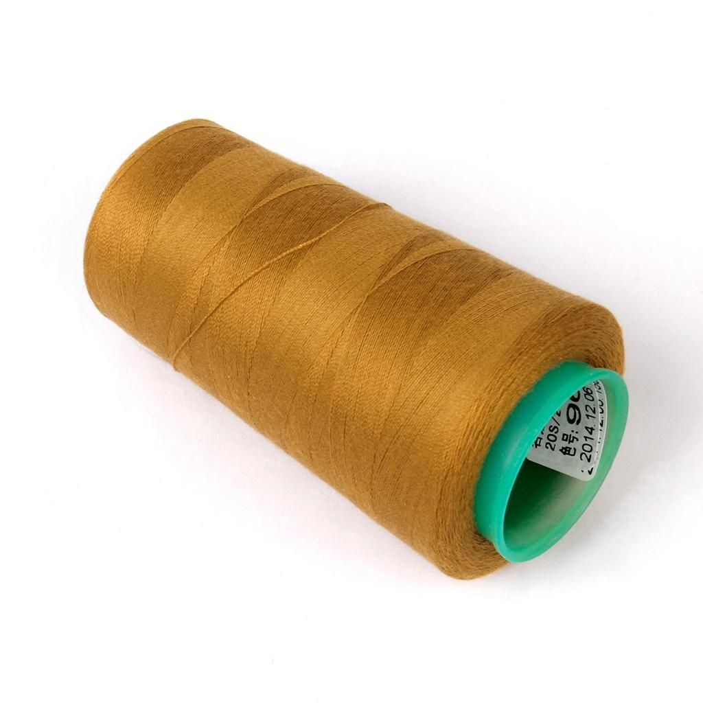 3000 Yards Jeans Thread 20S/2 For Shoes Cushion Leathercraft Gold