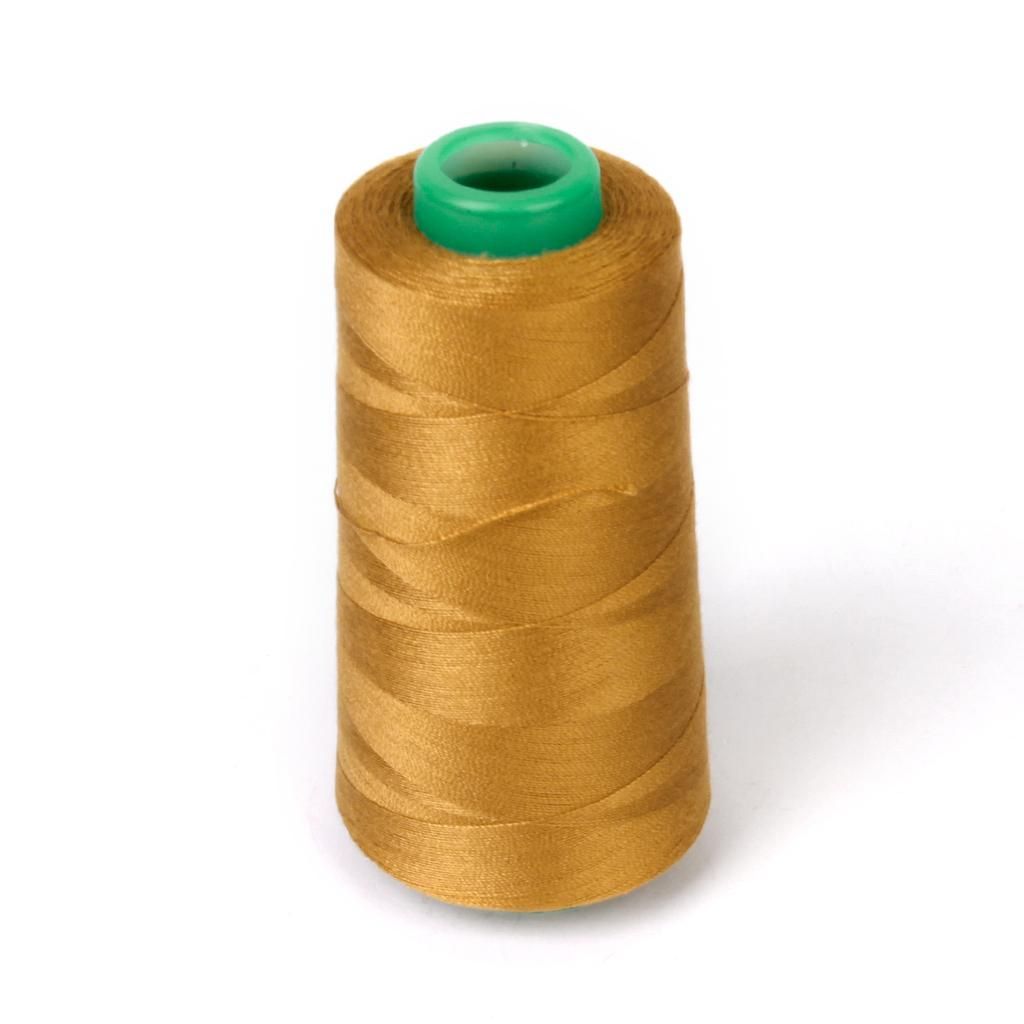 3000 Yards Jeans Thread 20S/2 For Shoes Cushion Leathercraft Gold