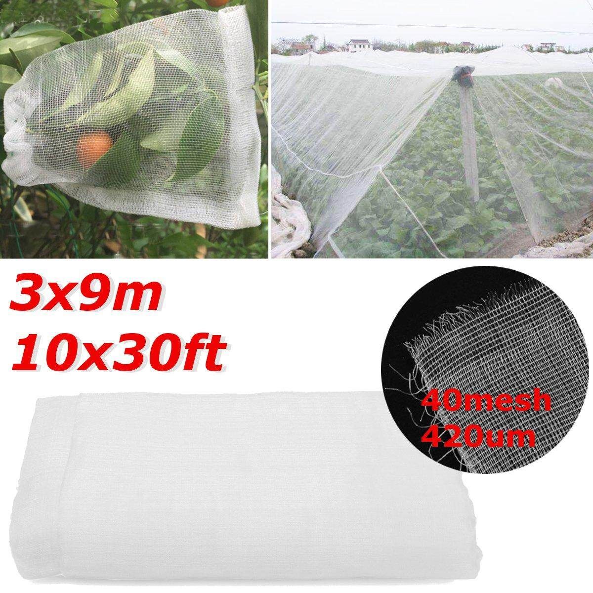 10Ft X 30Ft Mosquito Garden Bug Insect Netting Insect Barrier Bird Hunting Net