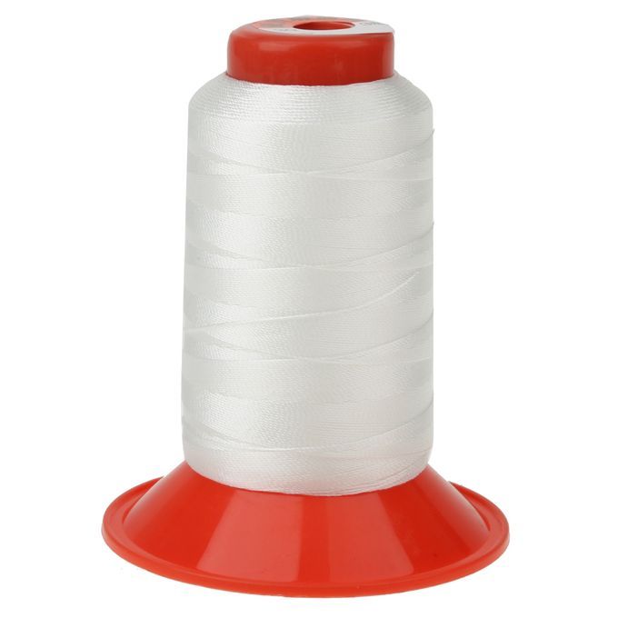 Heady Duty Bonded Nylon Sewing Thread 500 Meters Spool - White