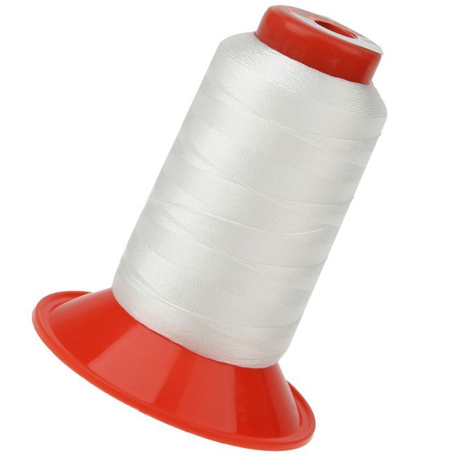 Heady Duty Bonded Nylon Sewing Thread 500 Meters Spool - White