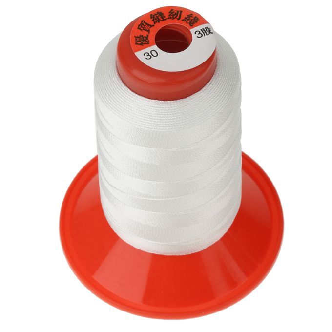 Heady Duty Bonded Nylon Sewing Thread 500 Meters Spool - White