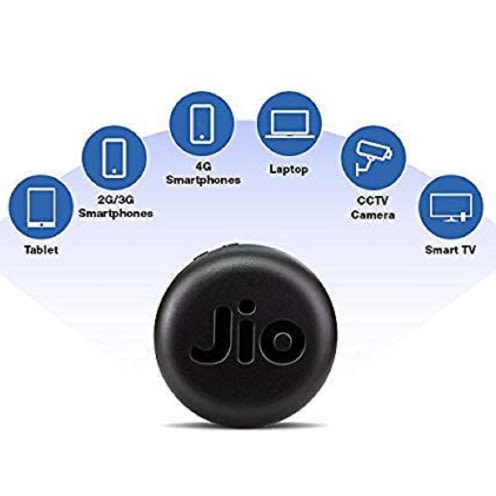 Jio Pocket WiFi Router Hotspot Model JMR1040 - Black