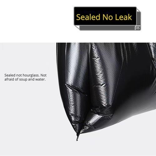 Trash Bag Kitchen Garbage Black Vest Plastic Bag For 50Pcs