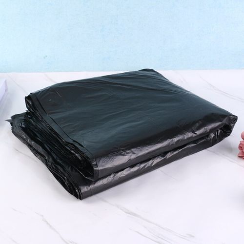 Trash Bag Large Capacity Heavy Black Garbage Bag For 50Pcs