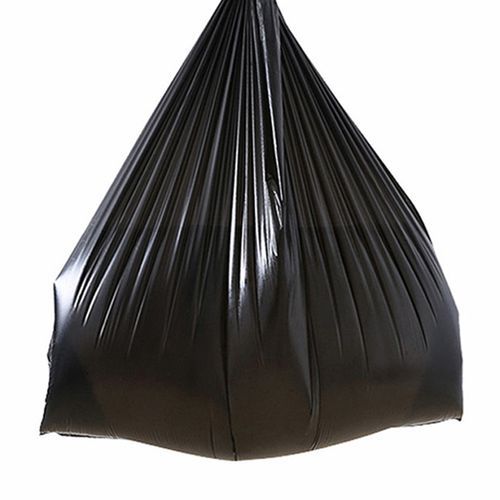 Trash Bag Large Capacity Heavy Black Garbage Bag For 50Pcs