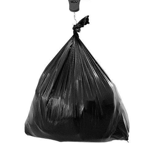 Trash Bag Large Capacity Heavy Black Garbage Bag For 50Pcs