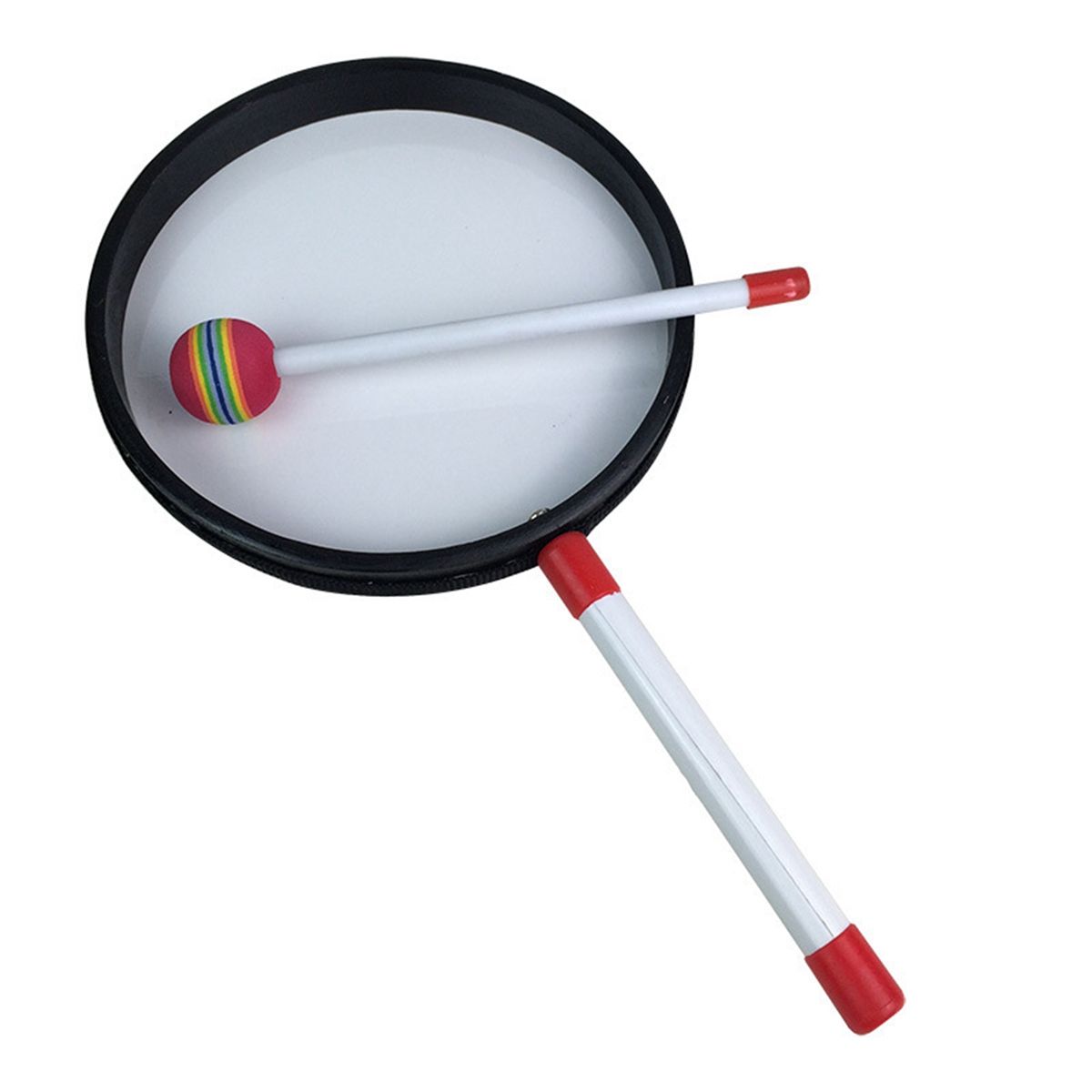 Orff Instruments 2Pack Lollipop Drums 6Inch Dance Props