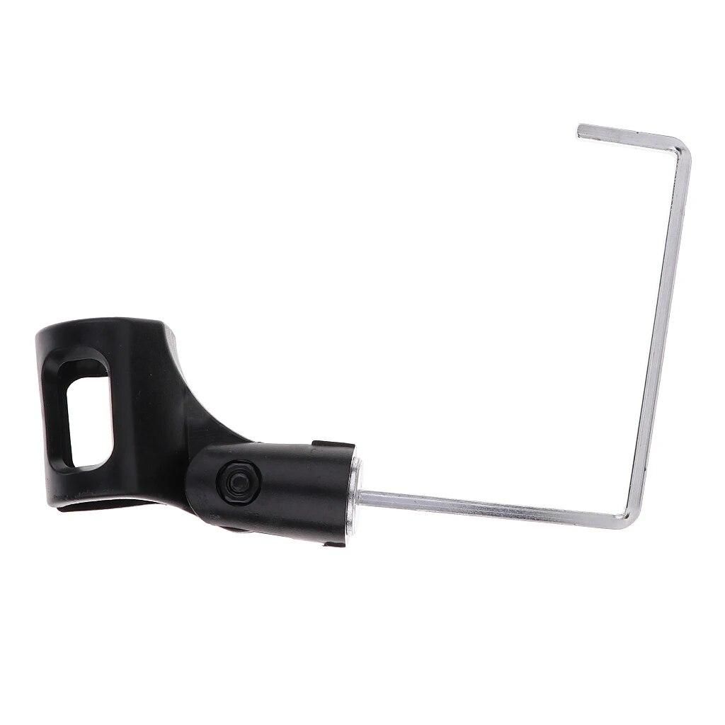 Durable Saxophone Microphone Clip Holder Stand Sax Stage Accessory Black