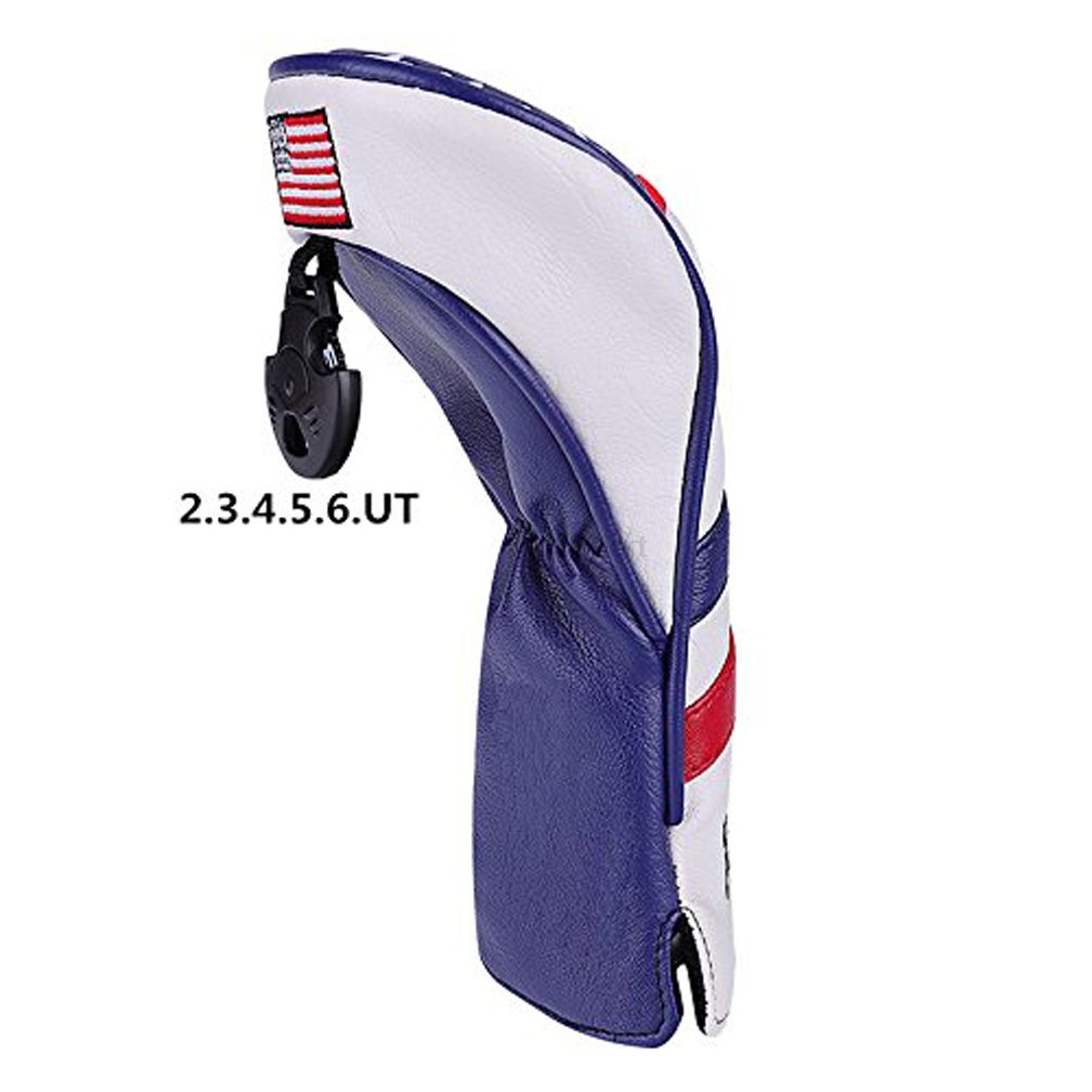 Usa Patriot Golf Head Covers Driver 1 3 5 Fairway Woods Pu