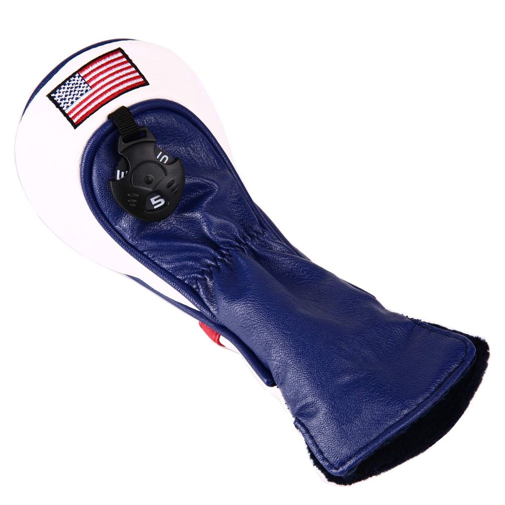 Usa Patriot Golf Head Covers Driver 1 3 5 Fairway Woods Pu