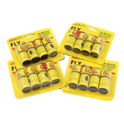 20 Rolls Insect Bug Fly Glue Paper Catcher Trap Ribbon Tape Strip Sticky Flies